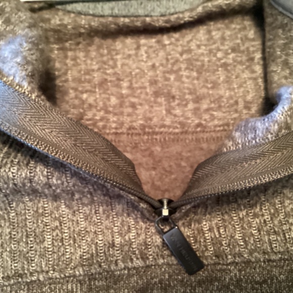 Men’s XXL Van Huesen pullover zip sweater Beige Brown - Picture 7 of 16